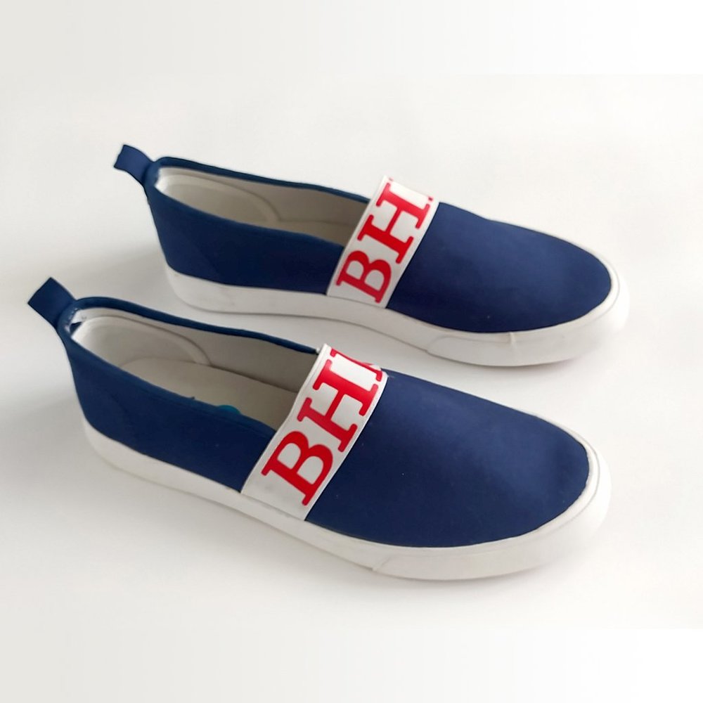 Beverly  Hills Polo Club Women's Size 10 Blue Ribbon Espadrilles Shoes